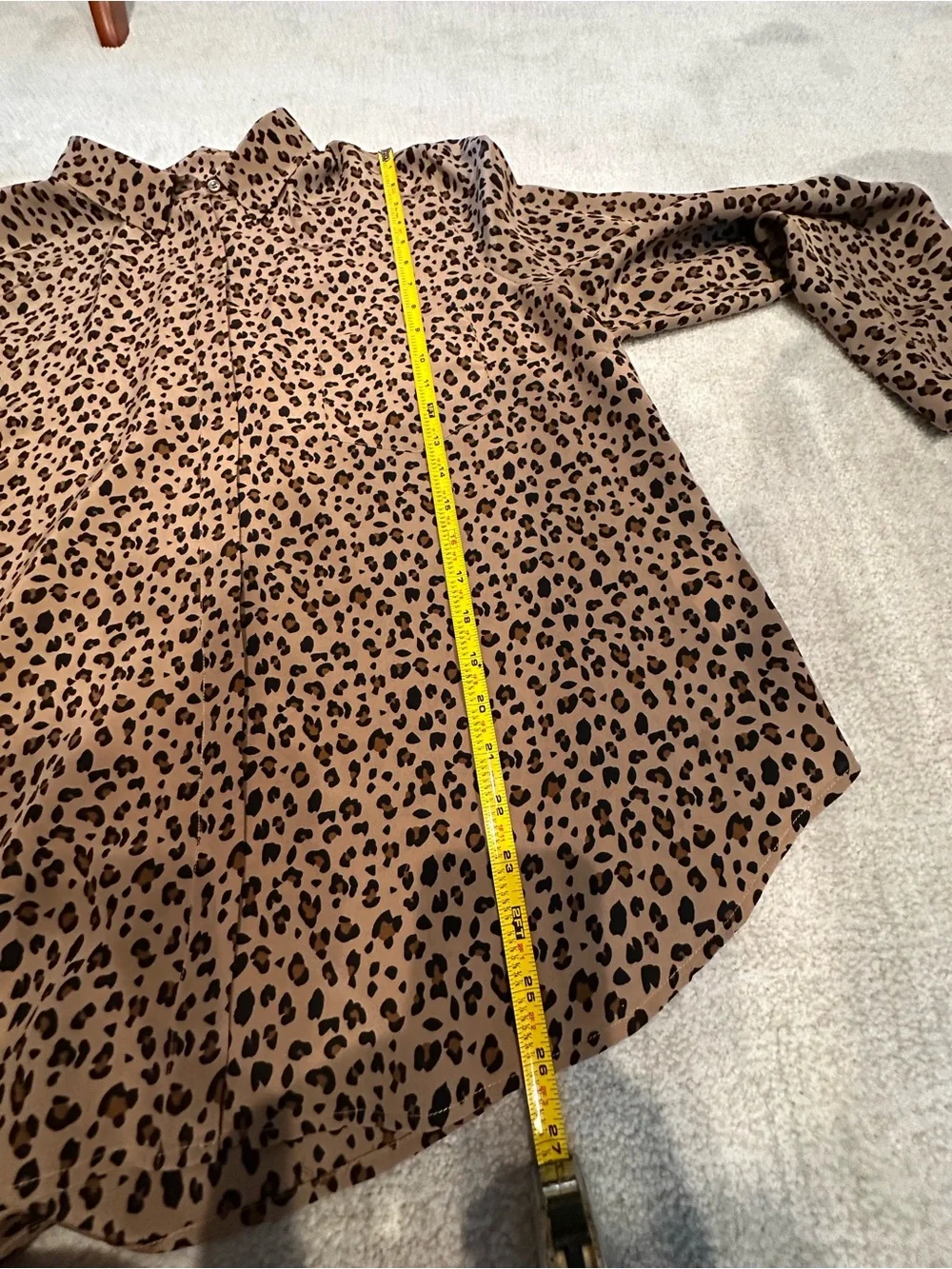 J. Crew Leopard Print Silk Blouse